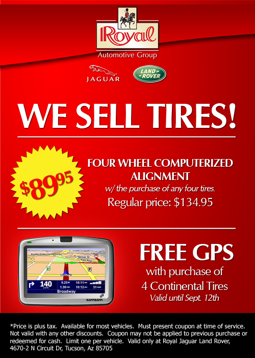 free gps with purchase of 4 continental tires