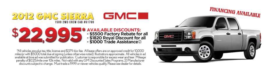 2012 GMC Sierra at Royal GMC of Tucson