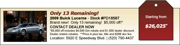 2009 buick Lucerne